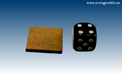 ACR115 - 20mm MDF Bases (Square)