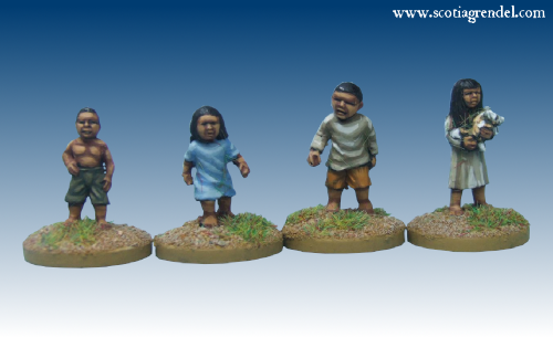 GFR0164 - Chinese Villagers - Children (4) - Click Image to Close