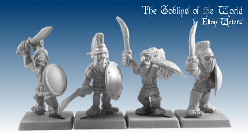 GOW5001 - Hopgoblins in linen armour with Swords - Click Image to Close