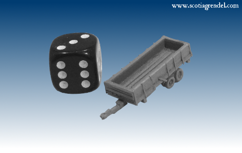 NE034 - Large trailer rear axles with sides