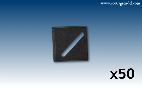 ACR100 - 50x 20mm Square Slotta Base - Click Image to Close