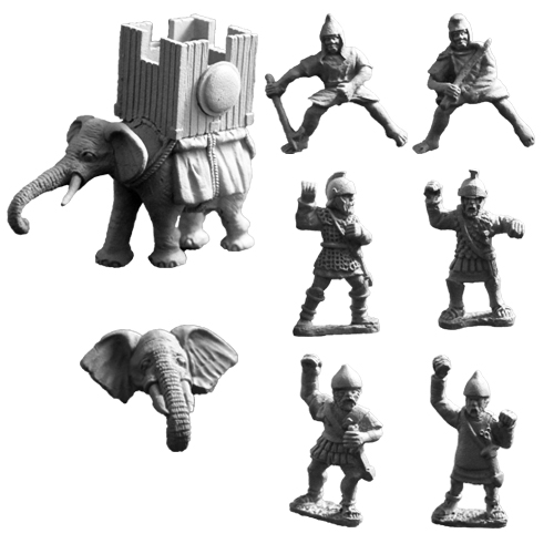 ANC20226 - Carthaginian Elephant with War Tower (B) - Click Image to Close