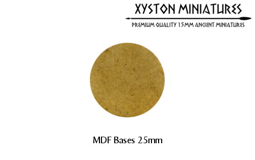 ACR108 - MDF Bases 25mm (round)