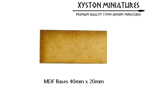 ACR105 - MDF Bases 40mm x 20mm